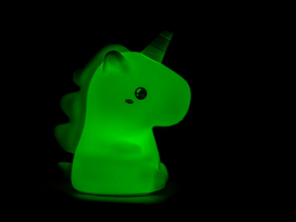 Cute Unicorn Night Light for Kids Room Décor, Rechargeable, 7 Color Changing Night Lamp - Image 3