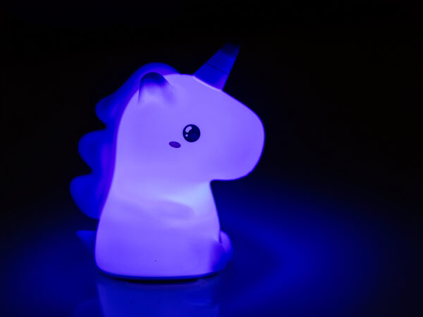 Cute Unicorn Night Light for Kids Room Décor, Rechargeable, 7 Color Changing Night Lamp - Image 4