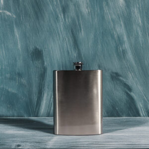 Hip Flask for Men Liquor Flask Stainless-Steel Leak-Proof Flask for Women Pocket Alcohol Drinking (Hip Flash 8 OZ)